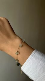 دستبند سنگ سبز کد 01 - Image 2