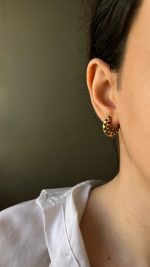گوشواره حلقه ای میناکاری کد 03 - Image 2