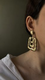 گوشواره آویز مربع - Image 2