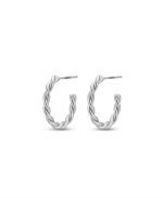 گوشواره حلقه ای طرح پیچ پیچی